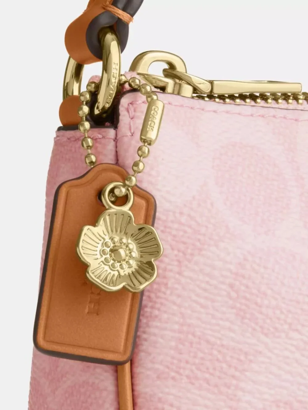 Coach Nolita 19 In Signature Canvas With Charms Powder Pink - Picture 9 of 10